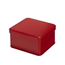 Square tin box